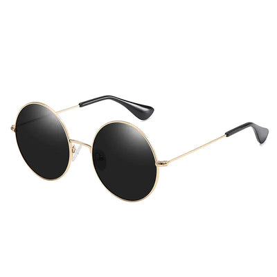 Vintage Polarized Round Sunglasses for Street Style