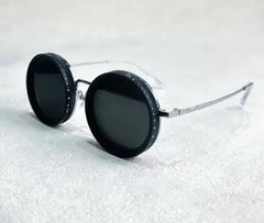 ND9 Round Frame Polarized Sun Glasses