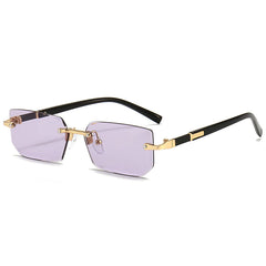 Rimless Fashion Sunglasses for Women