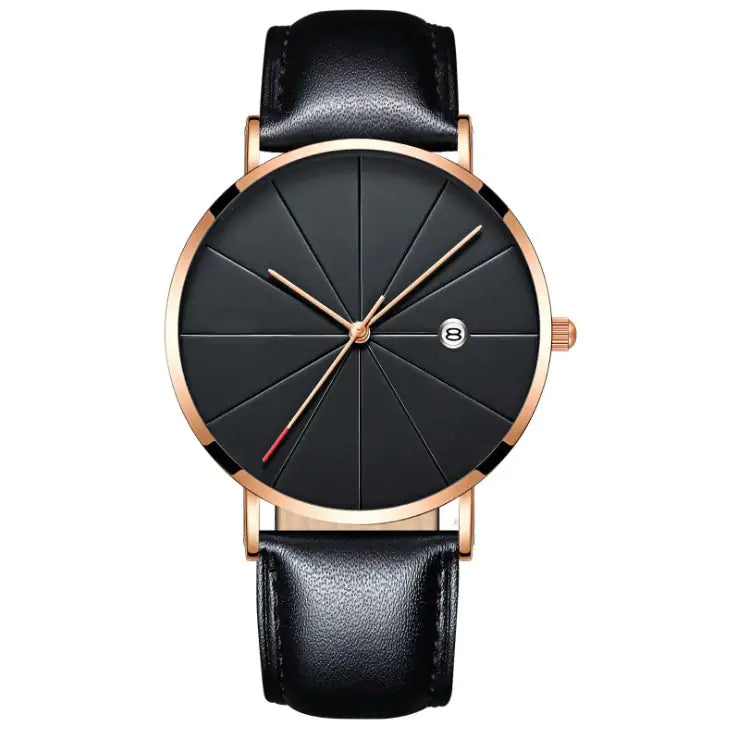 Men's Waterproof Quartz Calendar Watch