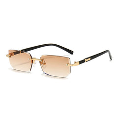 Rimless Fashion Sunglasses for Women
