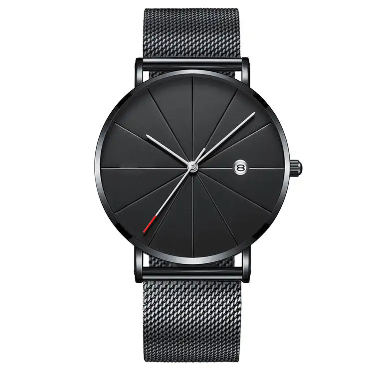 Men's Waterproof Quartz Calendar Watch