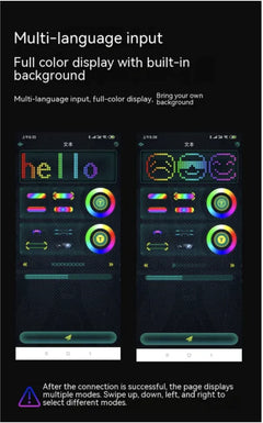 LED Face-Changing Halloween Mask – Full-Color Luminous Party Mask for Festivals & Events