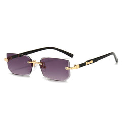 Rimless Fashion Sunglasses for Women