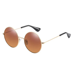 Vintage Polarized Round Sunglasses for Street Style